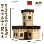 Castelul de Vara Walachia 296 piese - Set constructie arhitecura din lemn